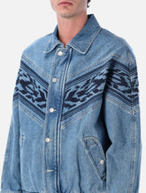 Giacca Julian in denim ricamato di Marant -  | Spazio Pritelli