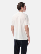 Emporio Armani black intarsia logo t-shirt -  | Spazio Pritelli