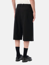 Studio Nicholson Fowld cotton-linen shorts -  | Spazio Pritelli