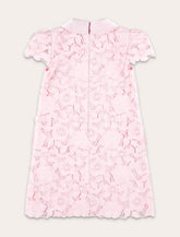 Self-Portrait girl's pink flower lace dress -  | Spazio Pritelli