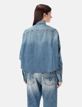 Camicia cropped in denim di R13 -  | Spazio Pritelli