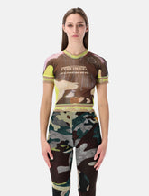 T-shirt in mesh camouflage di Ottolinger -  | Spazio Pritelli