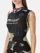 Abito lungo in mesh camouflage di Ottolinger -  | Spazio Pritelli