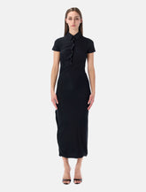 Abito nero midi Twisted Polo di Ottolinger -  | Spazio Pritelli