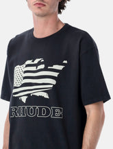 Rhude Banner cotton t-shirt -  | Spazio Pritelli