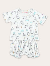 Marni printed cotton newborn set -  | Spazio Pritelli