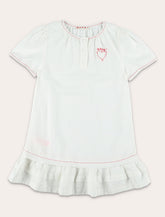 Abito in lino con ricamo da bambina di Marni -  | Spazio Pritelli