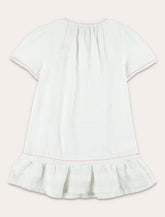 Abito in lino con ricamo da bambina di Marni -  | Spazio Pritelli