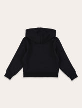 Burberry cotton hoodie with Check trims for kids -  | Spazio Pritelli