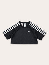 Adidas Originals black cropped t-shirt for kids -  | Spazio Pritelli