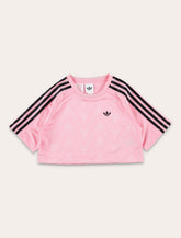 Adidas Originals pink cropped t-shirt for kids -  | Spazio Pritelli