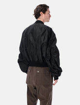 Rick Owens black Secchia Flight jacket -  | Spazio Pritelli