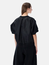 Sacai Crewneck with short sleeves Fleece -  | Spazio Pritelli