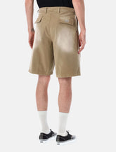 Erl pleated cotton chino shorts -  | Spazio Pritelli