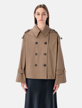 Trench corto oversize Alisandra di By Malene Birger -  | Spazio Pritelli
