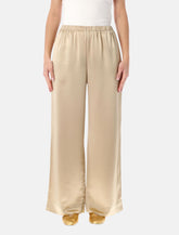 By Malene Birger Cabello satin wide-leg trousers -  | Spazio Pritelli