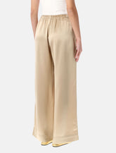 By Malene Birger Cabello satin wide-leg trousers -  | Spazio Pritelli