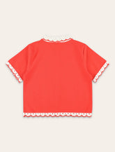 Camicia Stella McCartney Kids in cotone biologico con dettagli all'uncinetto -  | Spazio Pritelli