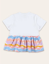 Abito a t-shirt da bambina con stampa Zig-Zag di Stella McCartney Kids -  | Spazio Pritelli