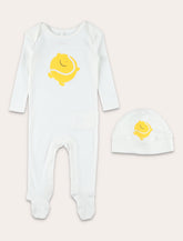 Set pagliaccetto e cappellino Stella McCartney Kids con stampa palline da tennis -  | Spazio Pritelli