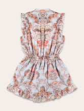 Zimmermann cotton Daylight kid's frill playsuit -  | Spazio Pritelli