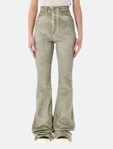 Rick Owens DRKSHDW Bolan Bootcut sand waxed jeans -  | Spazio Pritelli