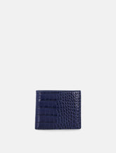 Tom Ford portafoglio in pelle effetto coccodrillo blu -  | Spazio Pritelli