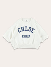 Chloé Cropped Logo Sweatshirt for Girls -  | Spazio Pritelli