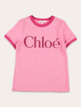 Chloé Logo T-Shirt for Girls -  | Spazio Pritelli
