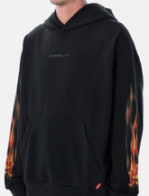Oakley graphic print cotton-blend hoodie -  | Spazio Pritelli