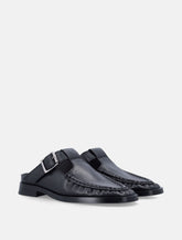Miista Gianna black leather mules -  | Spazio Pritelli