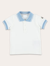 Polo in piqué da neonato di Moncler -  | Spazio Pritelli
