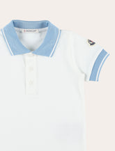 Polo in piqué da neonato di Moncler -  | Spazio Pritelli