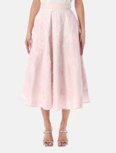 Gonna maxi floreale rosa pastello di Rotate -  | Spazio Pritelli