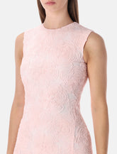 Rotate pink embroidered mesh maxi dress -  | Spazio Pritelli