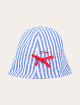 Bonpoint x Maison Kitsuné Girls Striped Hat -  | Spazio Pritelli