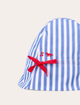 Bonpoint x Maison Kitsuné Girls Striped Hat -  | Spazio Pritelli