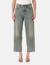 Haikure Betty earth blue cropped jeans -  | Spazio Pritelli