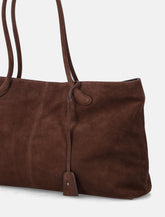 Low Classic Suede Haricot Bag Tote Bag -  | Spazio Pritelli