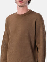 Aurelee flat yarn rib knit sweater -  | Spazio Pritelli