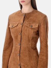 Haikure Temple suede jacket -  | Spazio Pritelli