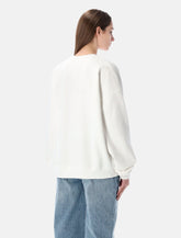 Felpa oversized Miles Letterman off-white Anine Bing -  | Spazio Pritelli