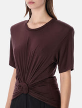 Magda Butrym knotted T-shirt -  | Spazio Pritelli