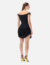Magda Butrym off-shoulder black mini dress -  | Spazio Pritelli