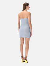 Magda Butrym light blue floral crepe mini dress -  | Spazio Pritelli