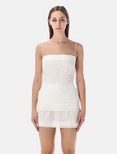 Magda Butrym white embroidered lace top -  | Spazio Pritelli