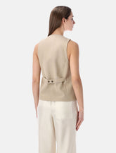 LOULOU Paco tailored vest -  | Spazio Pritelli