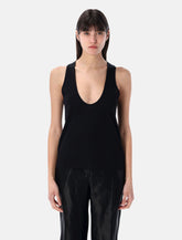 Loulou Albia black sleeveless top -  | Spazio Pritelli