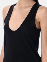 Loulou Albia black sleeveless top -  | Spazio Pritelli