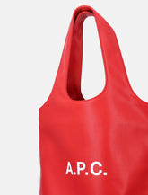 A.P.C. Ninon black small faux leather tote -  | Spazio Pritelli